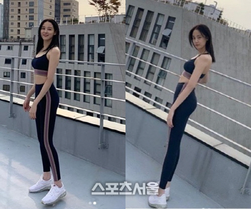 이주연, 레깅스로 뽐낸 굴욕無 몸매…청순 미모는 덤