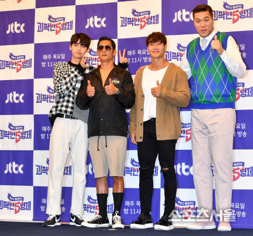 '괴팍한 5형제' 이진혁, 박준형, 김종국, 서장훈[포토]