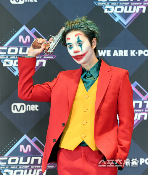 [포토] 하민우, 파격적인...조커 분장!