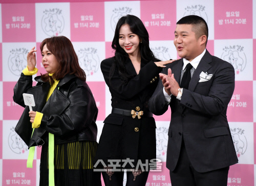 [포토] 한예슬, 조세호에 애교 뿜뿜