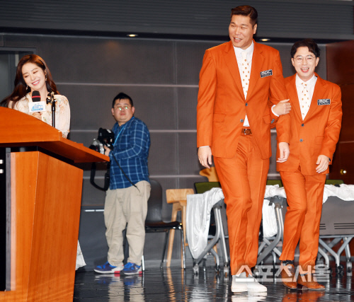 편애중계 다정한 붐과 서장훈[포토]