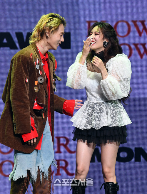 [포토]현아와 던, 웃음이 넘쳐