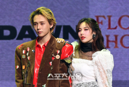 [포토]동시에 앨범 발표한 현아와 던 커플