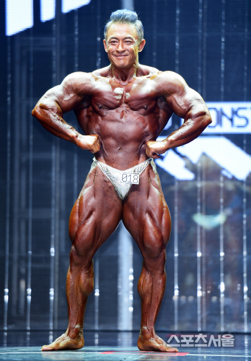 '살아있는 전설' 김준호, 한국 보디빌딩의 살아있는 역사![포토]