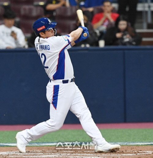 '사구여파' 허경민 선발 제외…황재균 8번 3루수 선발 출전[프리미어12]