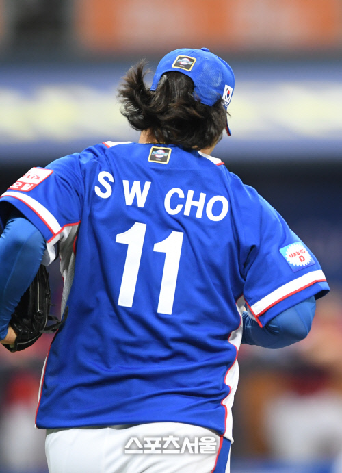 떨어지지 않은 모자, 조상우 강속구 2K 괴력투[프리미어12]