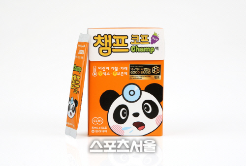 동아제약 어린이 목 감기약 \'챔프 코프\' 시럽