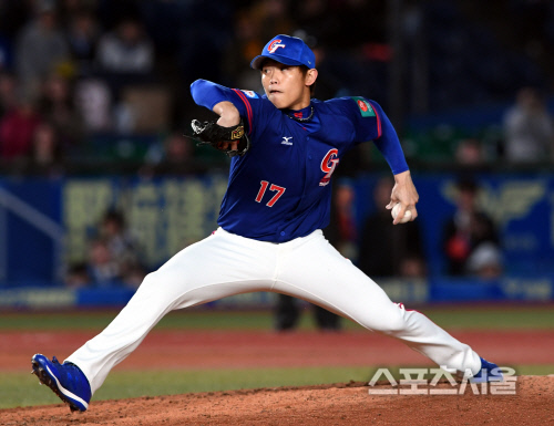 [포토] 천관위, 대만 대표팀의 두 번째 투수!