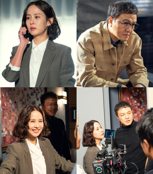 '99억의 여자' 조여정X정웅인, 달콤+살벌 투샷 포착