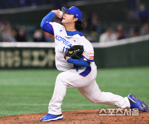 [포토] 조상우, 멕시코전 7-3 승리에 마침표!