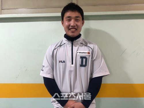 "두산이라서 좋다" 베어스와 함께 그리는 김인태의 '미래'[SS인터뷰]