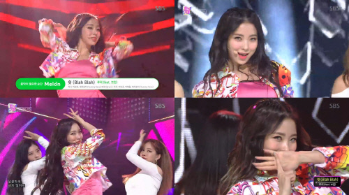 '인기가요' 루리(Luri), 섹시+러블리 동시 장착…팬심 저격 '쉿'