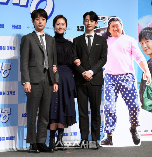 [포토]박정민-염정아-정해인, \'마동석과 함께 해요!\'