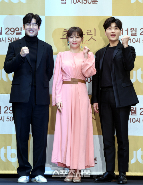 [포토] 윤계상-하지원-장승조, '초콜릿'의 달콤한 위로 기대하세요