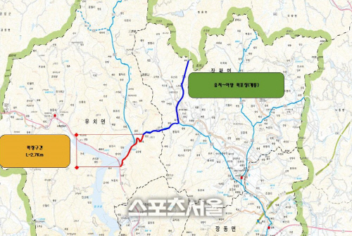 장흥군, 지방도 817호선 확포장 확정