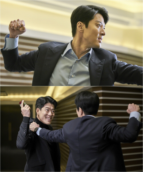 '레버리지' 이동건, 김중기에 분노...멱살잡고 살벌한 눈빛 '일촉즉발'