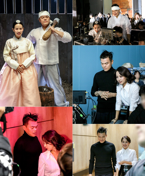 박진영X조여정, 가요계 불 지핀 조합…'FEVER' MV 비하인드 컷 공개