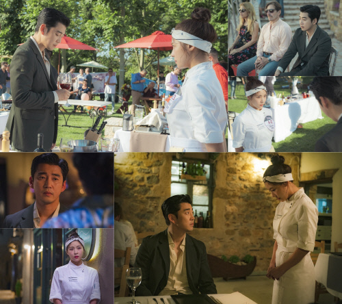 '초콜릿' 날카로운 눈빛 윤계상 VS 고개 숙인 하지원, 그리스서 재회