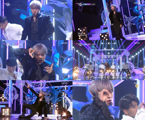 '뮤직뱅크' 박지훈, 강렬 카리스마+몽환 매력으로 완성한 '360'