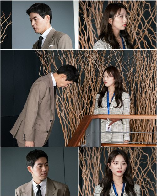 'VIP' 이상윤X표예진, 싸늘한 인사 포착…긴장감 가득