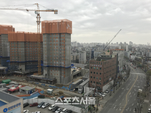 [보도자료이미지]서울시 서북부 아파트단지 공사현장 사진