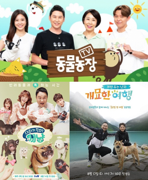 "'동물농장'부터 '냥페크'까지...골라보는 재미 있는 반려동물 프로[SS방송]
