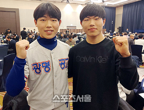 프로미지명 '이영민 타격상' 박정우 "쌍둥이 동생과 프로에서 키스톤콤비로"