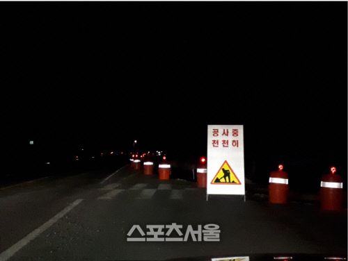 전남경찰, 사고 예방 위한 도로공사구간 교통안전시설 점검