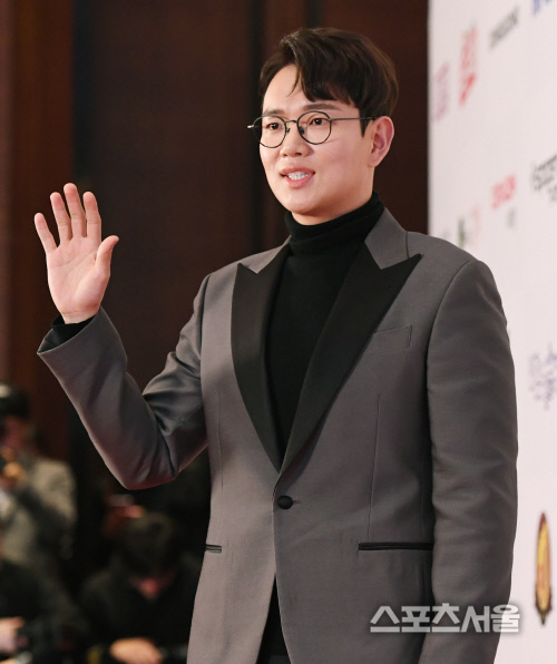 [포토] 장성규 아나, 시상식에 빠질 수 있나요~