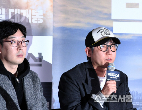[포토] 이해준-김병서 감독, \'백두산\'에 많은 기대를~!