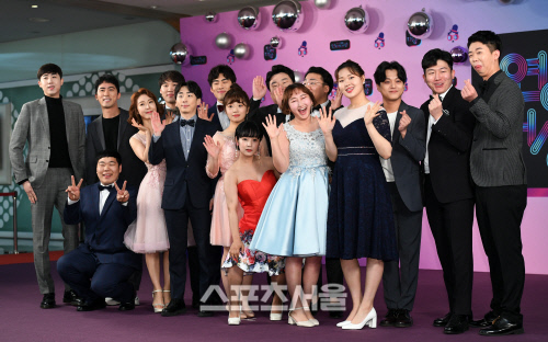 [포토]KBS 연예대상의 문을 여는 신인 개그맨들