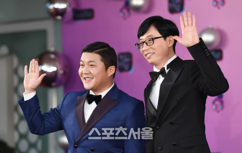 [포토]유재석-조세호, KBS 연예대상 참석해요!