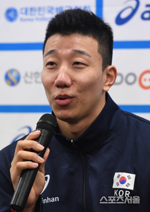 [포토] 신영석, 주장으로서 더 책임감을 갖고!