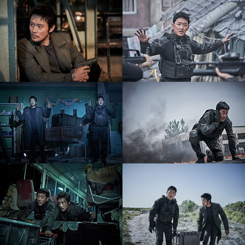 '백두산', 2차 보도스틸 공개…이병헌X하정우 특급 케미