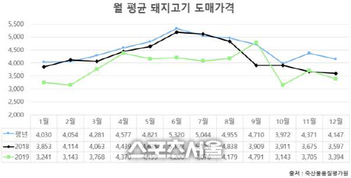 연말연시 대목에도 돼지고기 가격 폭락, 한돈농가 ‘위기’