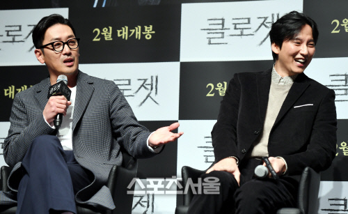 [포토] 하정우, 김남길 1분에 60마디 말한다