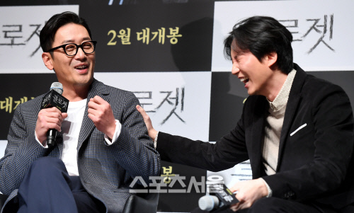 [포토] 하정우, 김남길 첫인상? 정말 유머스럽다