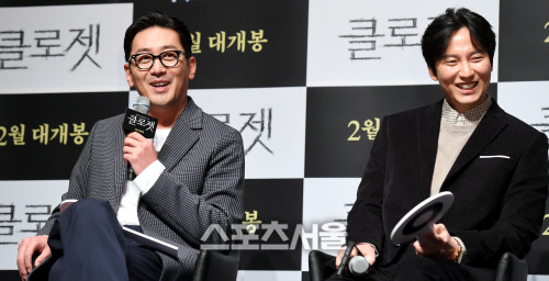 [포토] 하정우-김남길 \'웃음꽃 활짝\'
