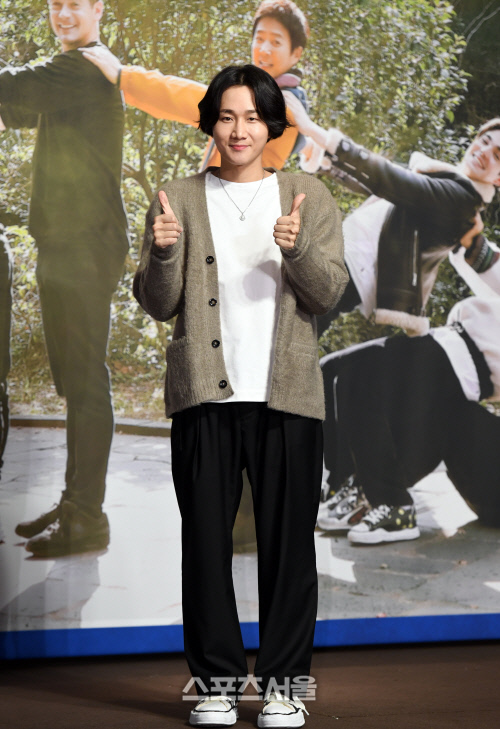 [포토]이용진, '1박 2일' 함께 했던 데프콘-김준호와 함께 '친한 예능'으로