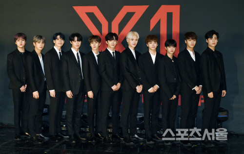 [포토]쇼콘 앞둔 엑스원(X1), 데뷔합니다!