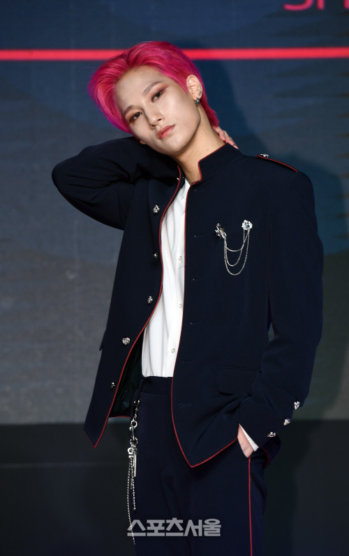 [포토]이엔오아이 쇼케이스, 메인 래퍼 도진