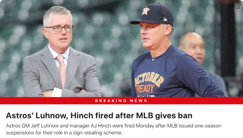 해고된 힌치 감독과 르나우 단장, 180도 달랐던 성명서