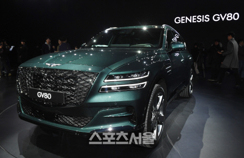 [포토]GV80 출시, 가격은 6580만원부터 8000만원대까지!