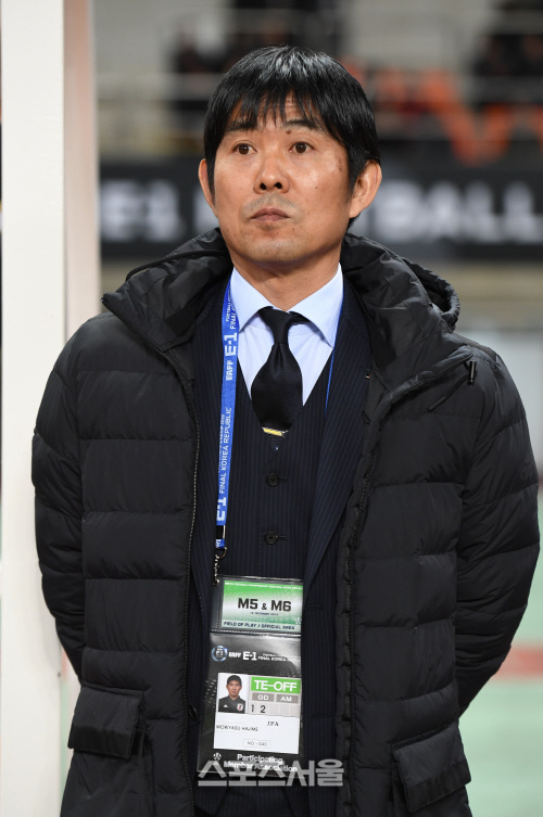 [포토]한국-일본, 일본 대표팀의 모리야스 하지메 감독