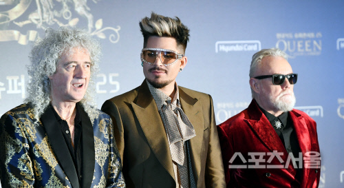 [포토] 퀸(QUEEN) 내한 기자회견, 쏟아지는 플래시 세례~!