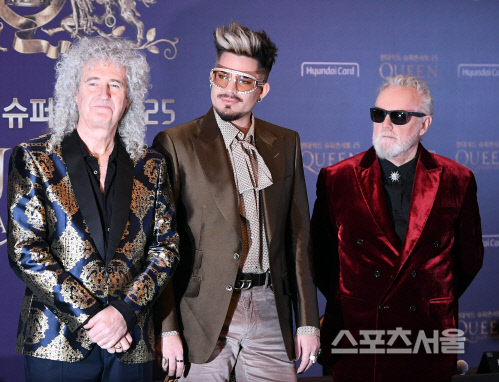 [포토] 퀸(QUEEN) 내한 기자회견, 아담 램버트와 함께~!