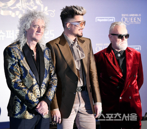 [포토] 퀸(QUEEN) 내한 기자회견, 눈이 부셔요~!