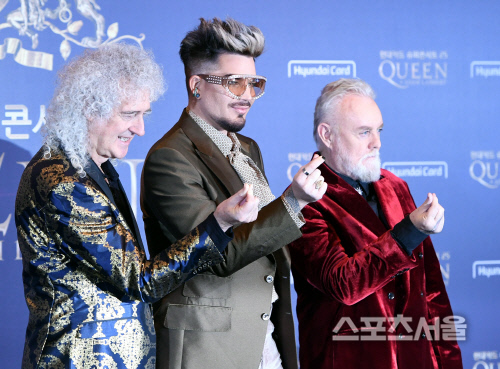 [포토] 퀸(QUEEN) 내한 기자회견, 제대로 준비했죠?