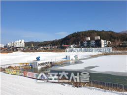 평창송어축제장 행사장