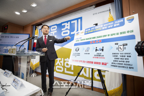 경기도, 불법사채업 연중수사···발본색원(拔本塞源)